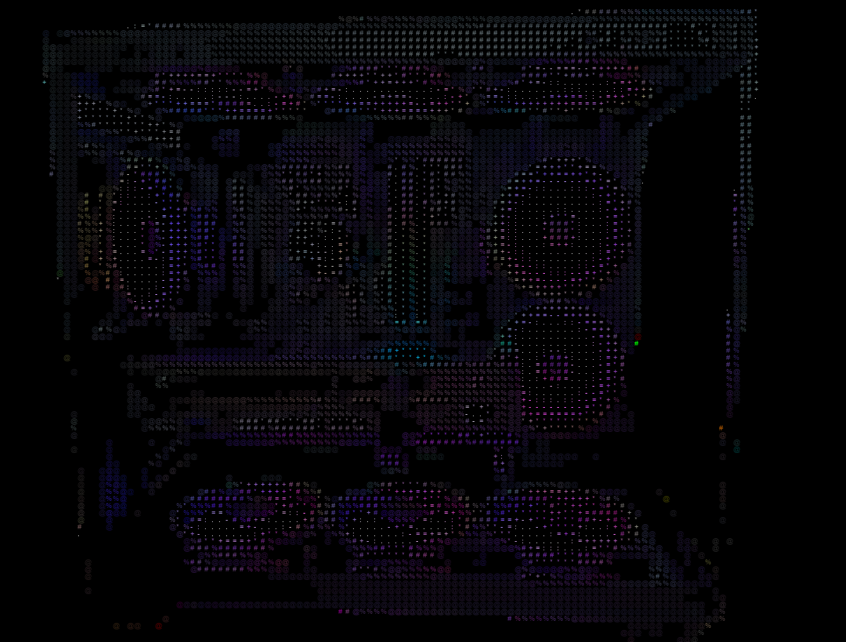 Ordinateur style ASCII art